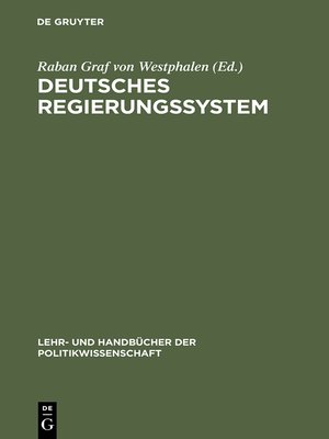 cover image of Deutsches Regierungssystem